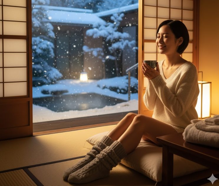 寝るとき用の足首ウォーマー