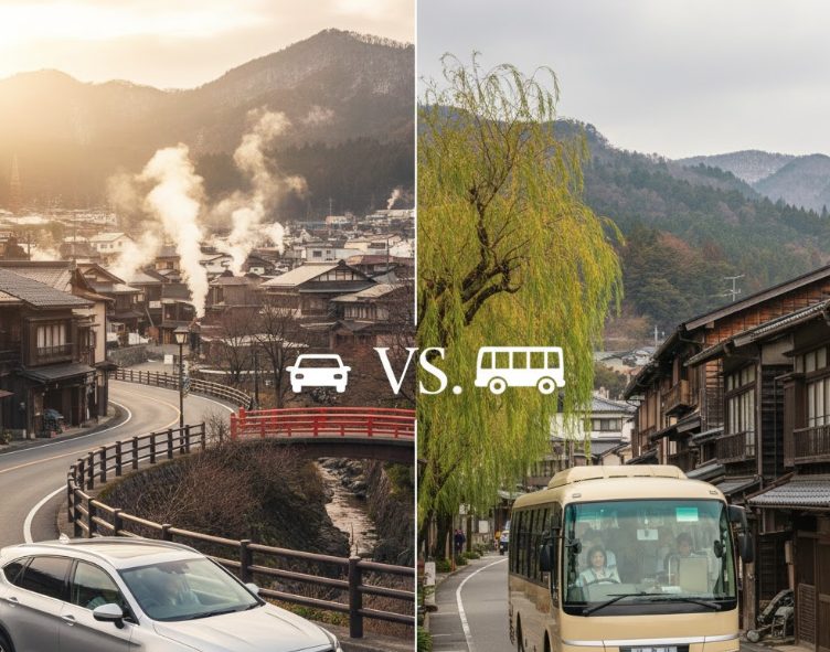 湯村温泉から城崎温泉へのアクセス方法