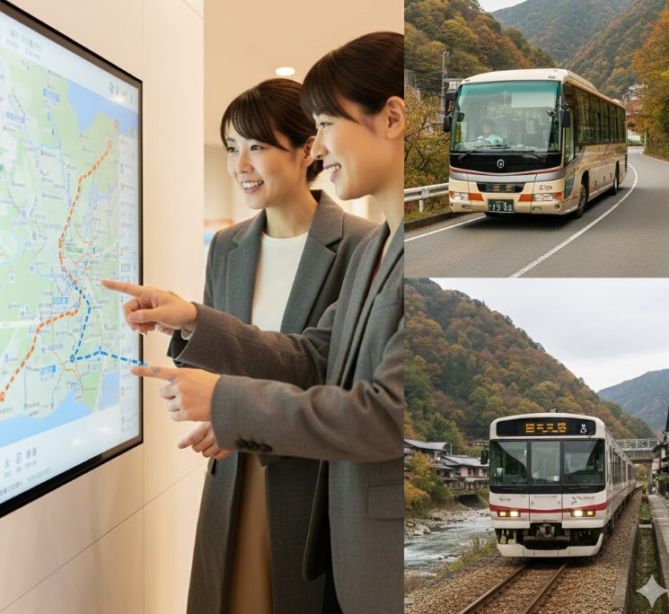 鬼怒川温泉から中禅寺湖への移動手段比較