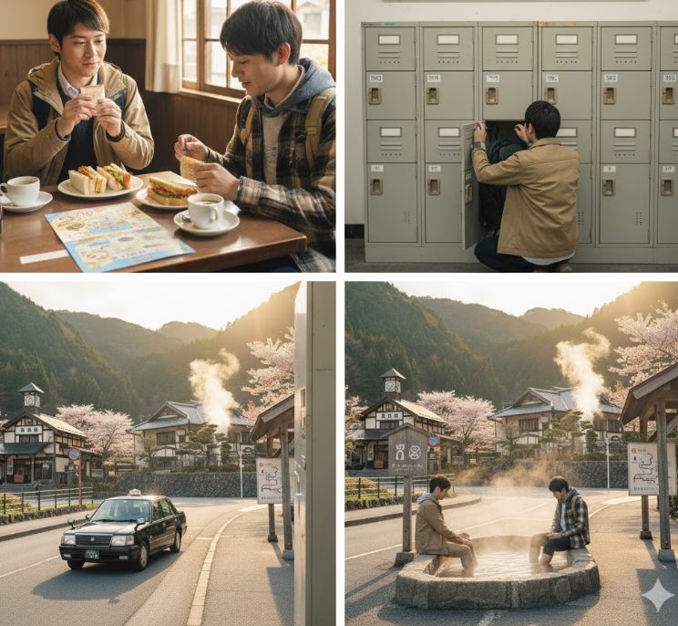 湯村温泉から浜坂駅周辺のランチや観光ロッカー情報