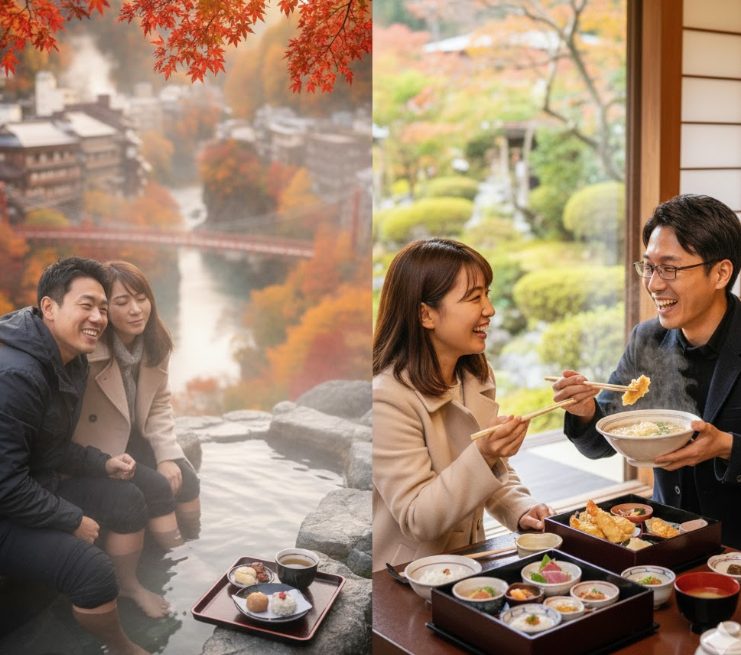 鬼怒川温泉の日帰り温泉とランチ