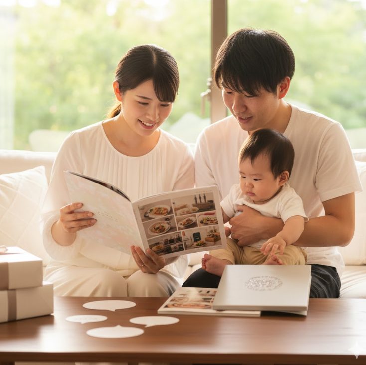 内祝いに最適なカタログの種類と口コミ