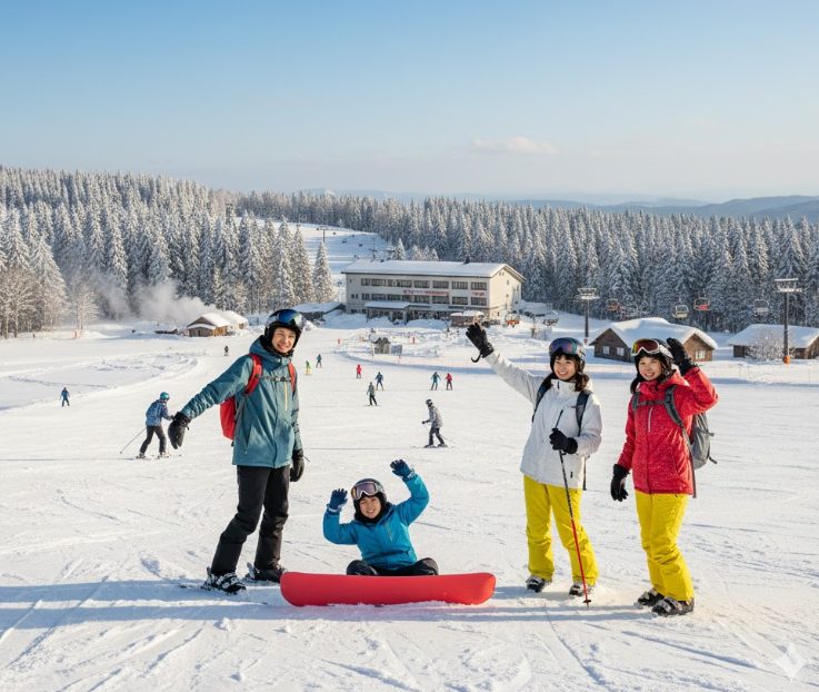 カルルス温泉サンライバスキー場と冬の楽しみ方
