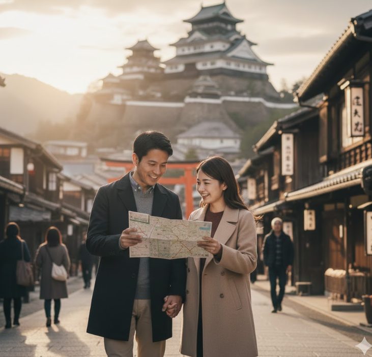 城下町散策とモデルコースの提案