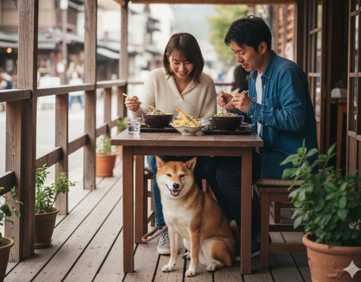 犬連れランチが可能な場所