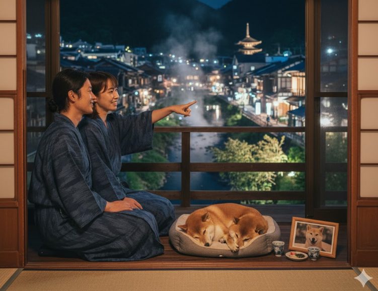 下呂温泉の犬連れ観光の宿泊と周辺情報