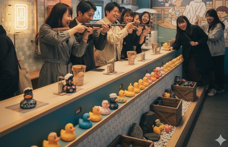 下呂温泉の射的は大人の遊び場