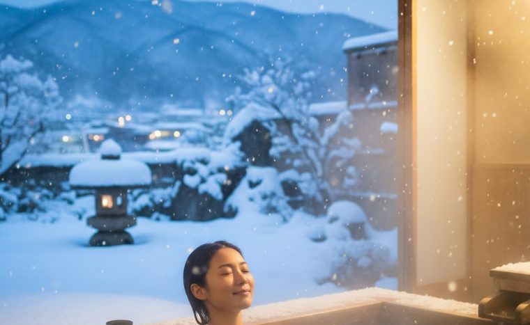 雪の下呂温泉、観光の魅力