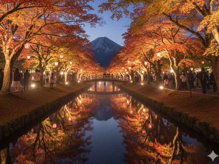 人気の紅葉ライトアップイベント情報