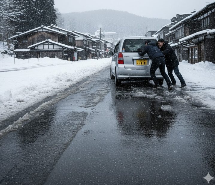 ノーマルタイヤで行けるか?