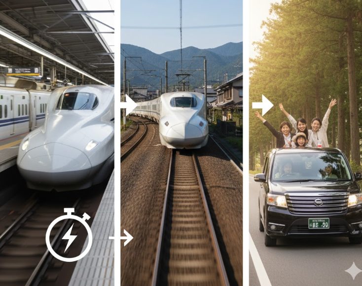 所要時間で見る最速ルートは？