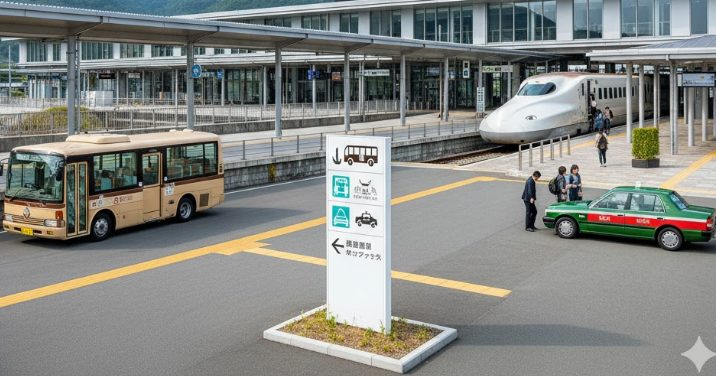 ハブとなる加賀温泉駅からの移動