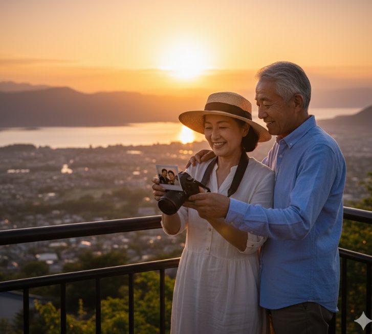 記憶に残る還暦祝い旅行、夫婦の記念に