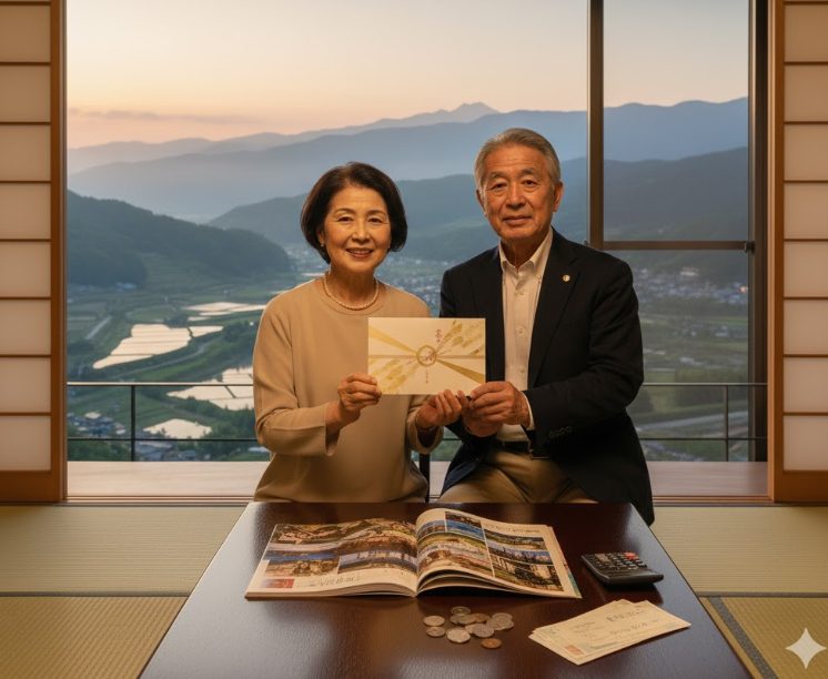 金婚式お祝い旅行券の相場と選び方