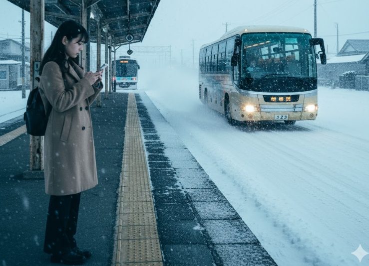 JRの運行状況とバス利用の検討