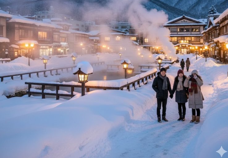 雪景色のピークは2月