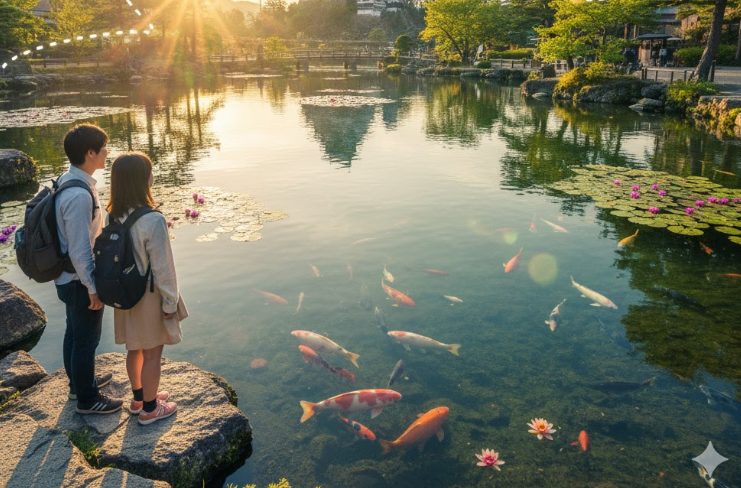 モネの池から下呂温泉の周遊プラン