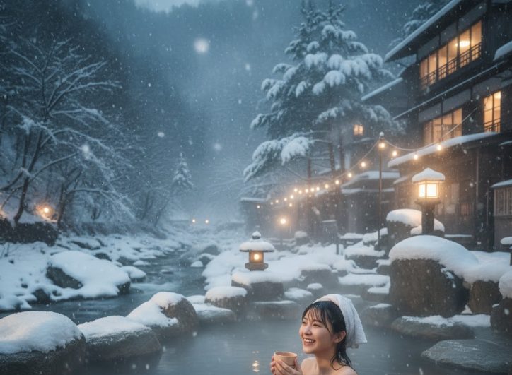 作並温泉の雪はいつから?雪見の時期