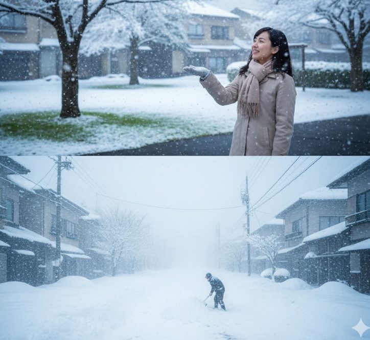 初雪と「本格的な積雪」の違い