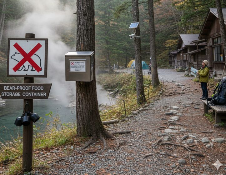 白骨温泉で熊に遭わないための安全対策