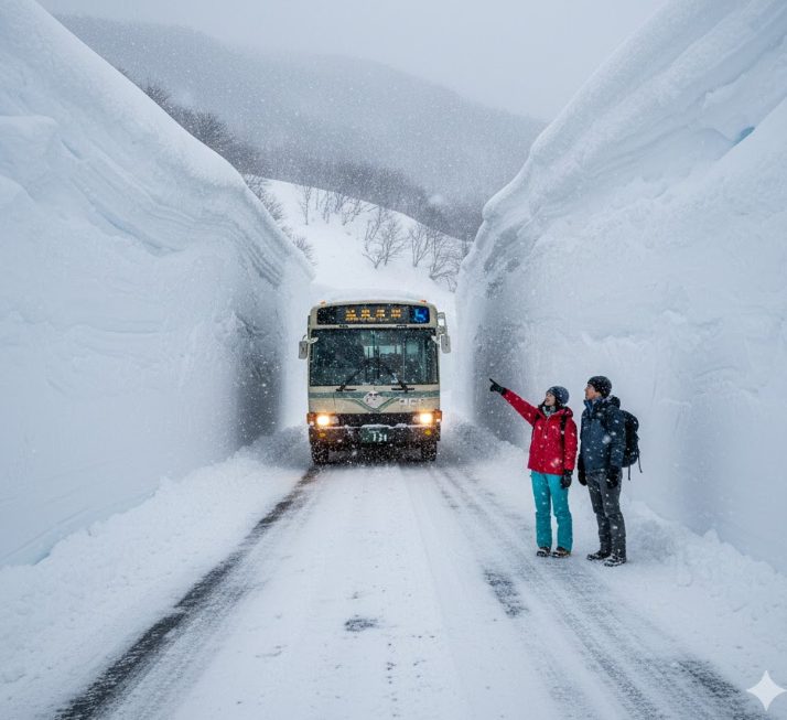 酸ヶ湯温泉の冬の雪:アクセスと服装