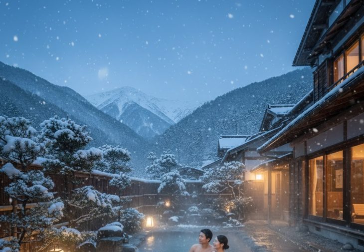宿泊で満喫。おすすめ雪見露天の宿