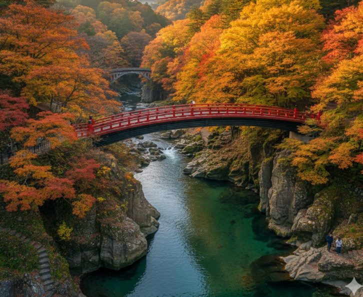 鶴仙渓 3つの橋の見どころ