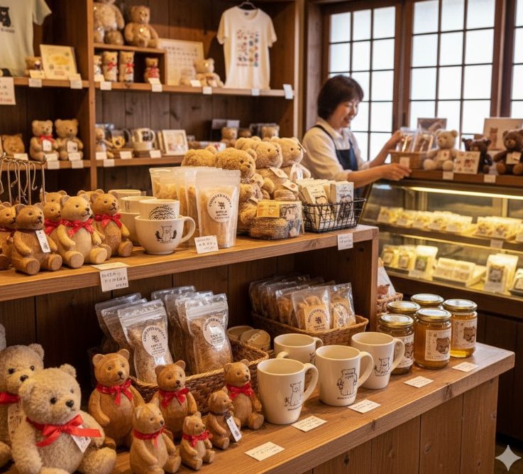 湯村温泉で買える熊のお土産とは