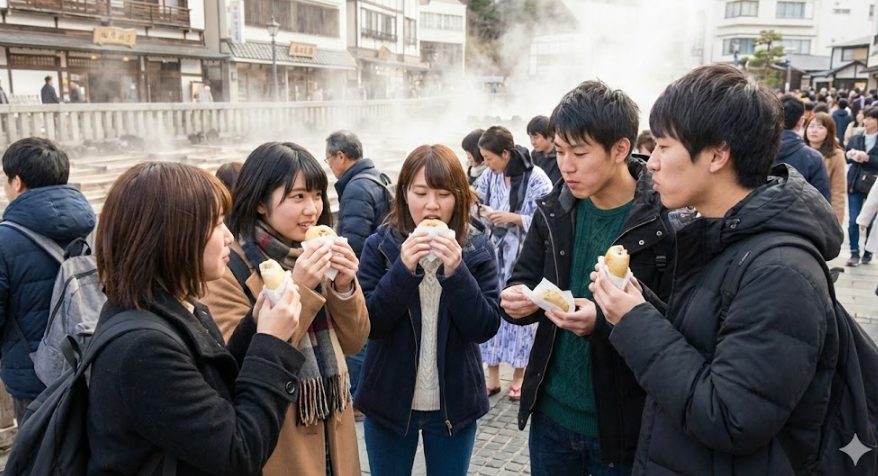 湯畑周辺の観光と食べ歩きを楽しむモデルコース
