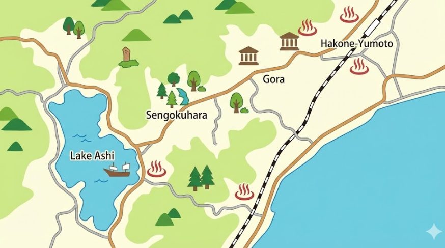 初箱根でも安心！宿泊エリアの特徴と選び方