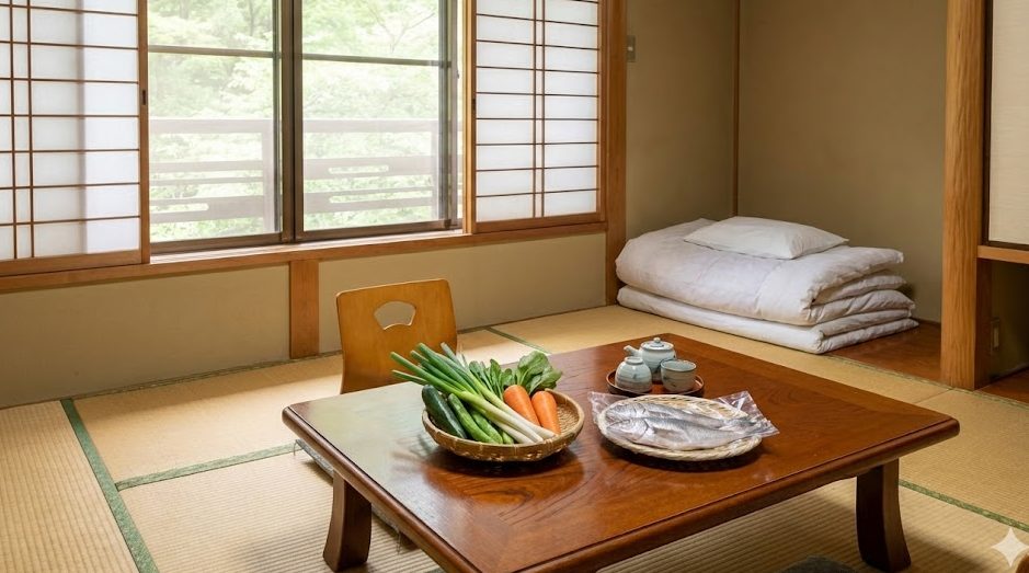 鳴子温泉にある西多賀旅館の宿泊と自炊スタイル