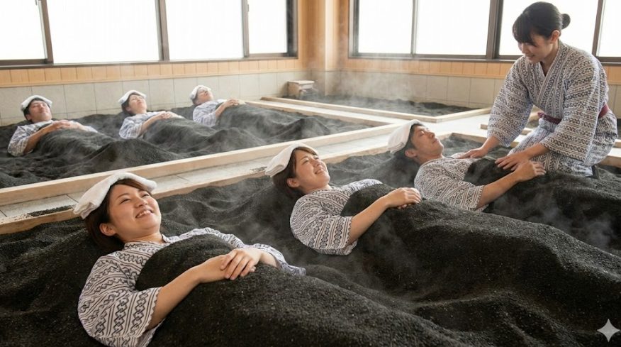 家族連れが砂むし体験を快適に楽しめる宿