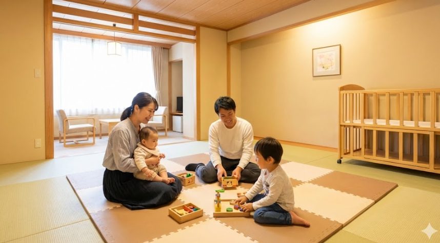 子連れや赤ちゃんとの旅行も安心な設備充実の施設