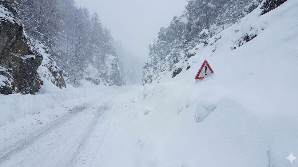 冬の雪道や通行止めの注意点
