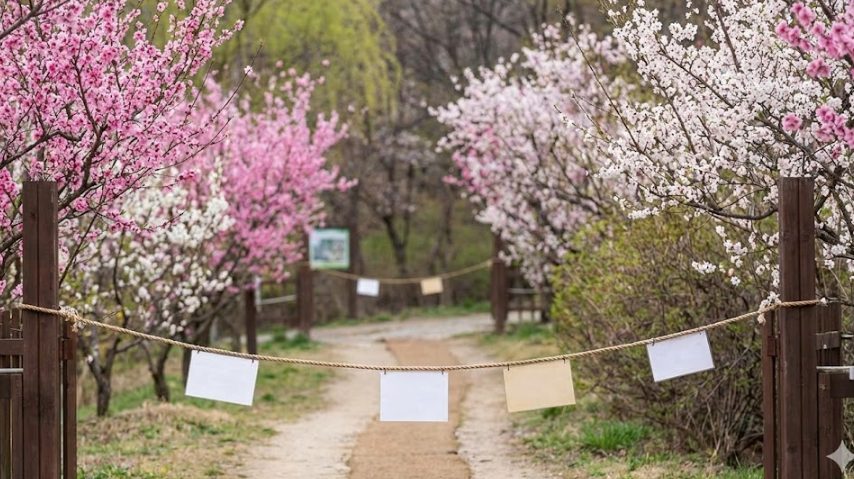 花ももの里の閉園と春の危険エリア