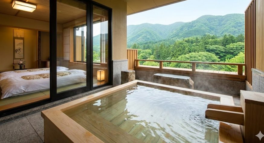 高級な箱根湯本の旅館で楽しむ露天風呂付客室の魅力
