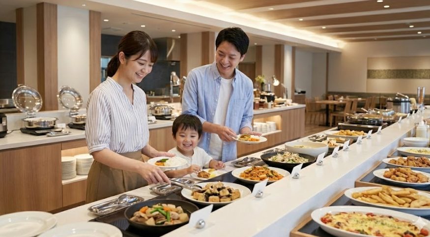 子連れバイキングや安い予算で探す