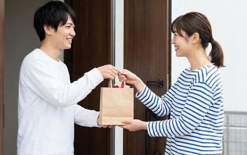 少額のお祝いならお返しをせず後日手土産を渡すのがスマート