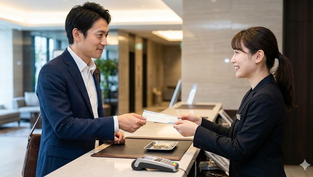 支払い時にお釣りは出るか確認