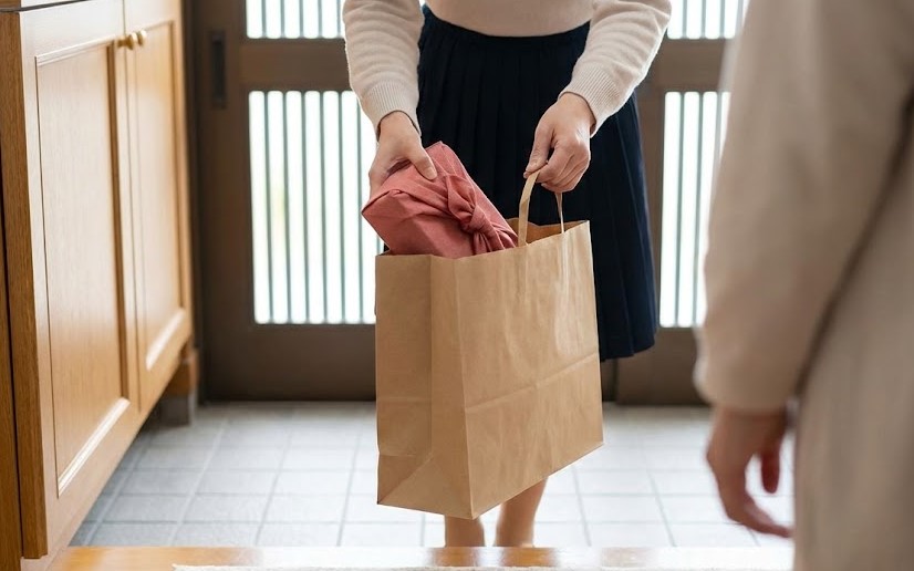 直接手渡しする際のマナーと紙袋の扱い