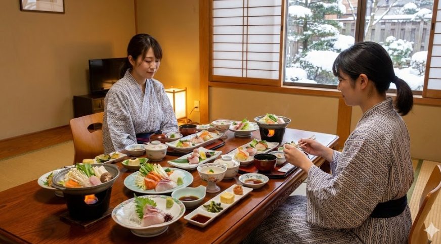 料理が美味しい民宿や一人旅向けの宿