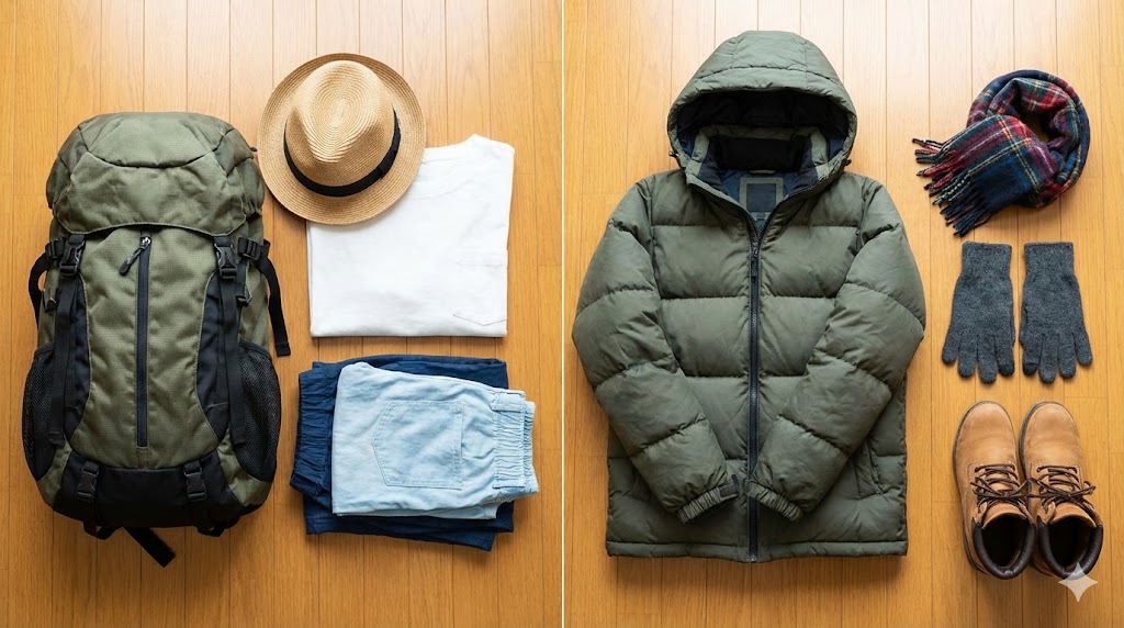 季節ごとの服装と準備すべき持ち物