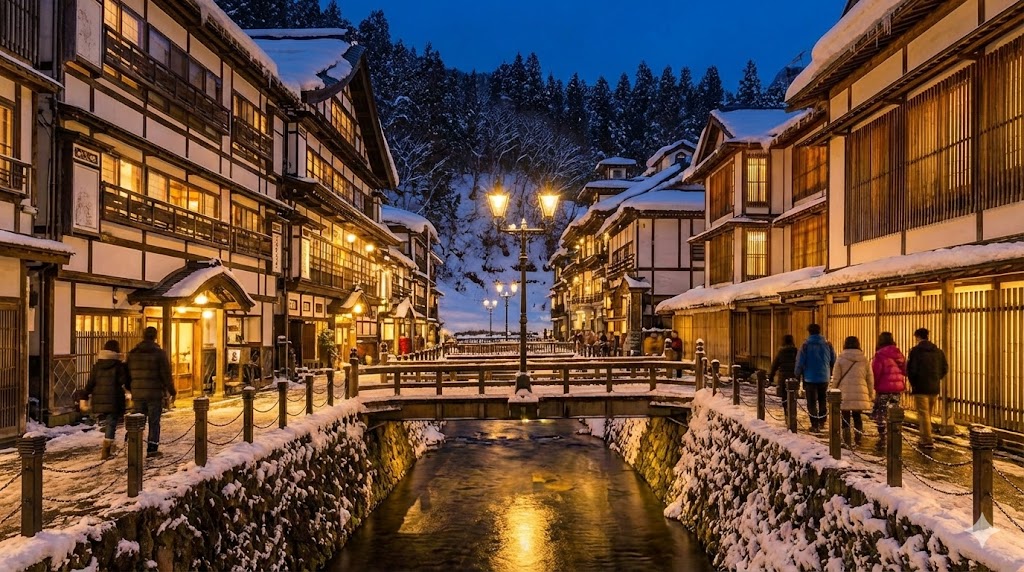 銀山温泉の観光完全ガイド！予約のコツから冬の規制・服装まで解説