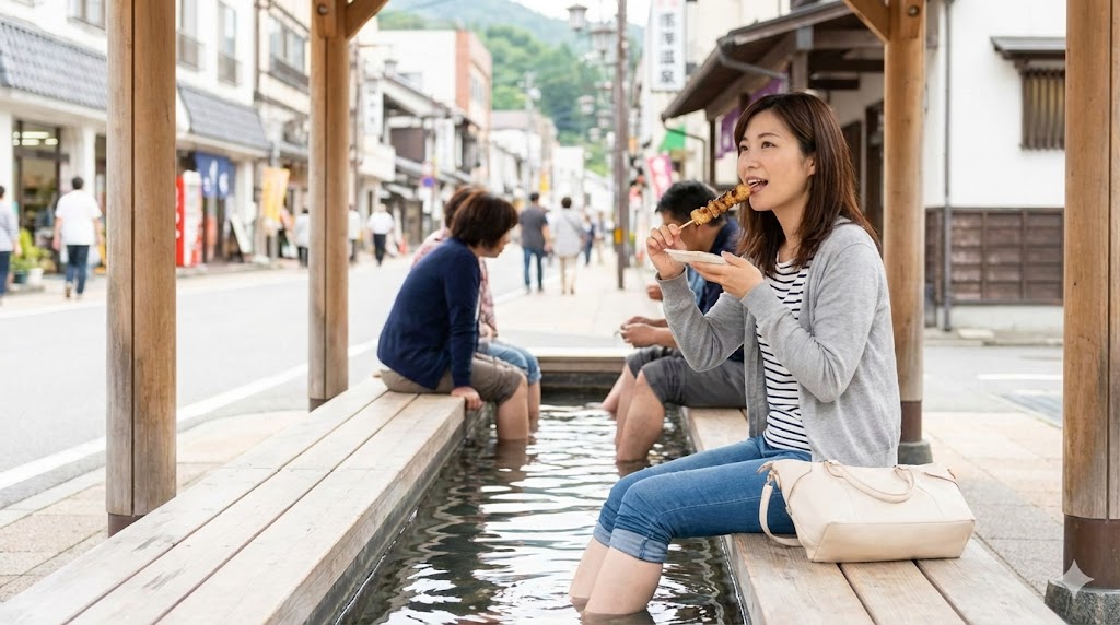 一人旅や食べ歩きで癒やされるコツ