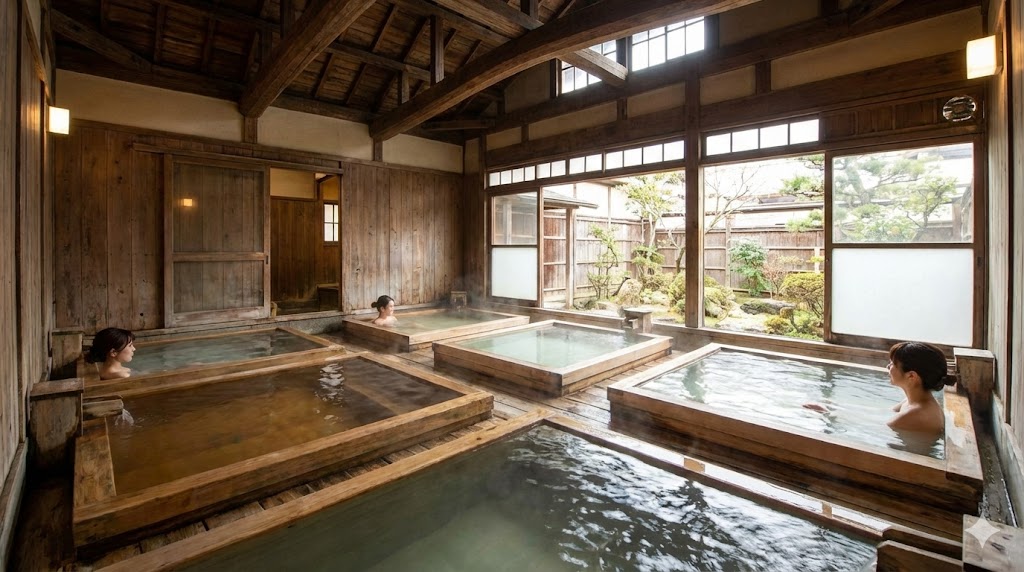 九つの源泉と歴史を堪能できる老舗の椿館