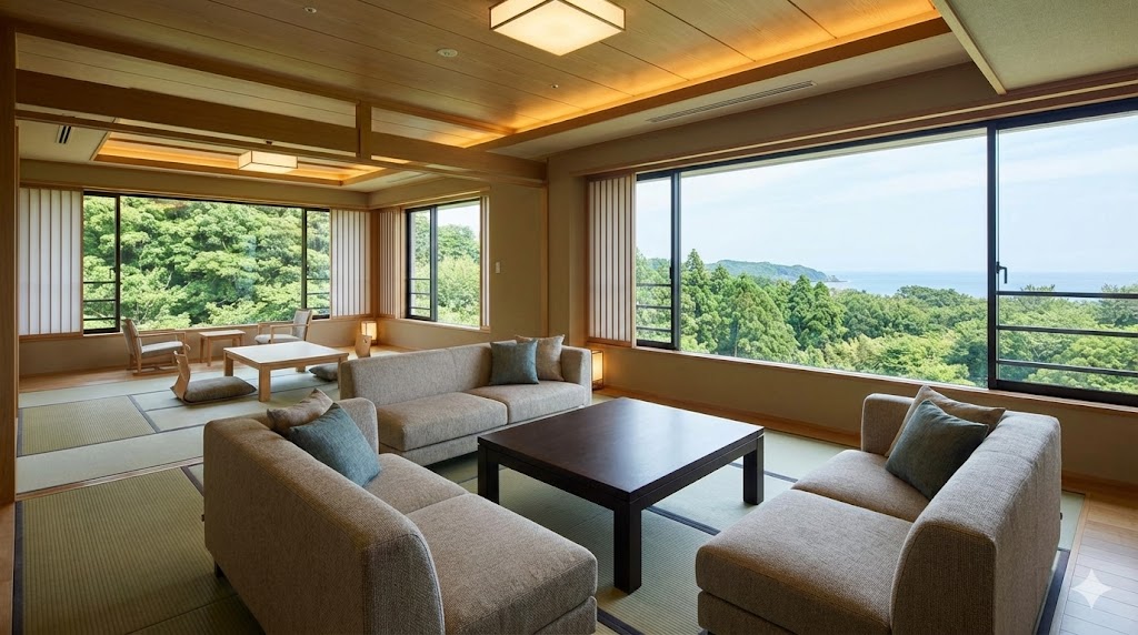 ウェルネスの森伊東の広々客室