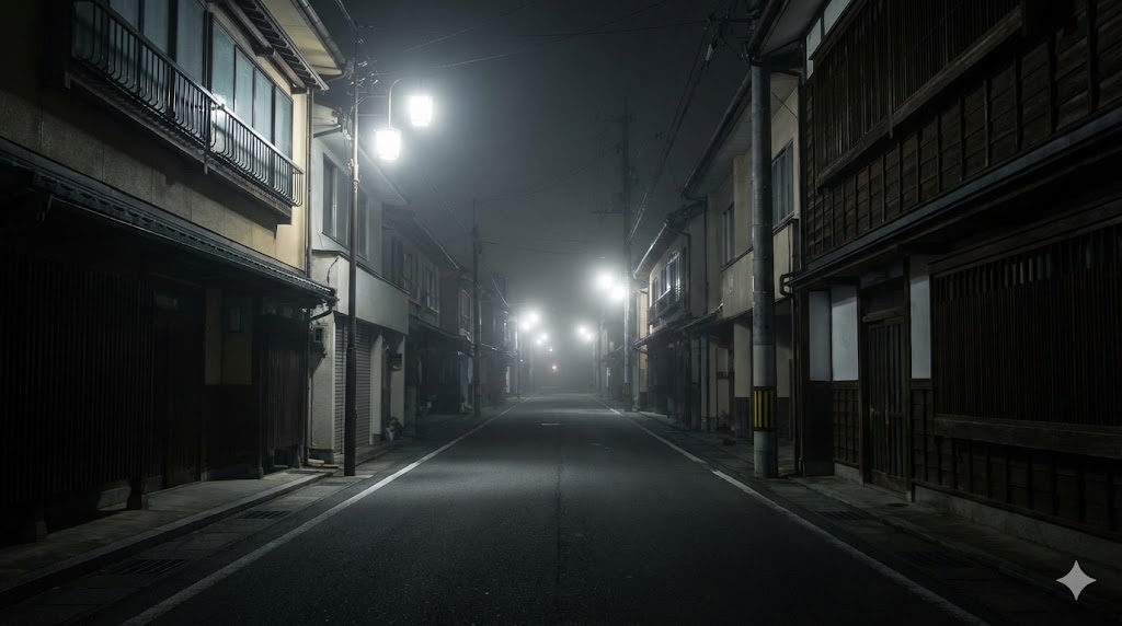 夜の暗さと人通りの少なさが生む心理的不安