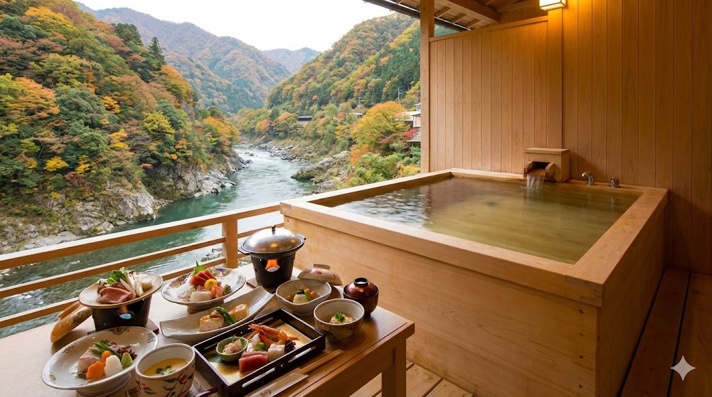 絶景と会席料理を極めた老舗旅館の延楽