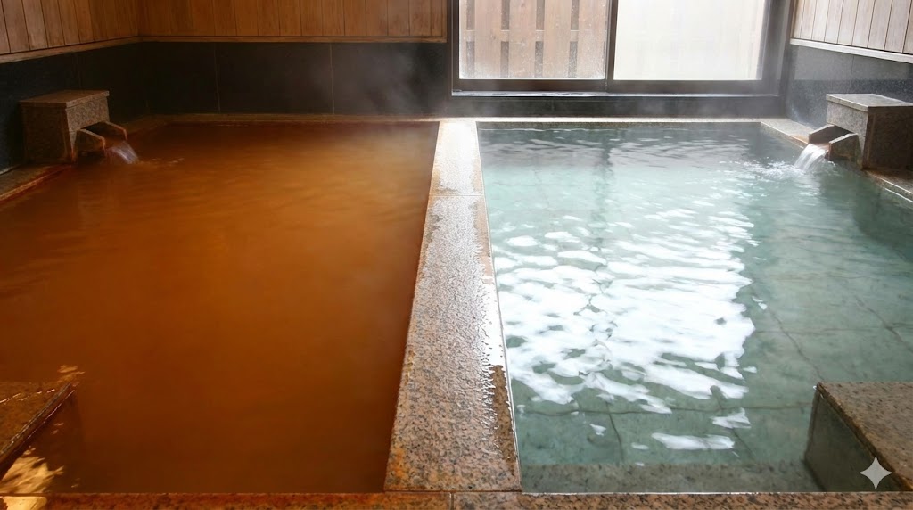 伊香保温泉の「黄金の湯」と「白銀の湯」の違いを徹底比較