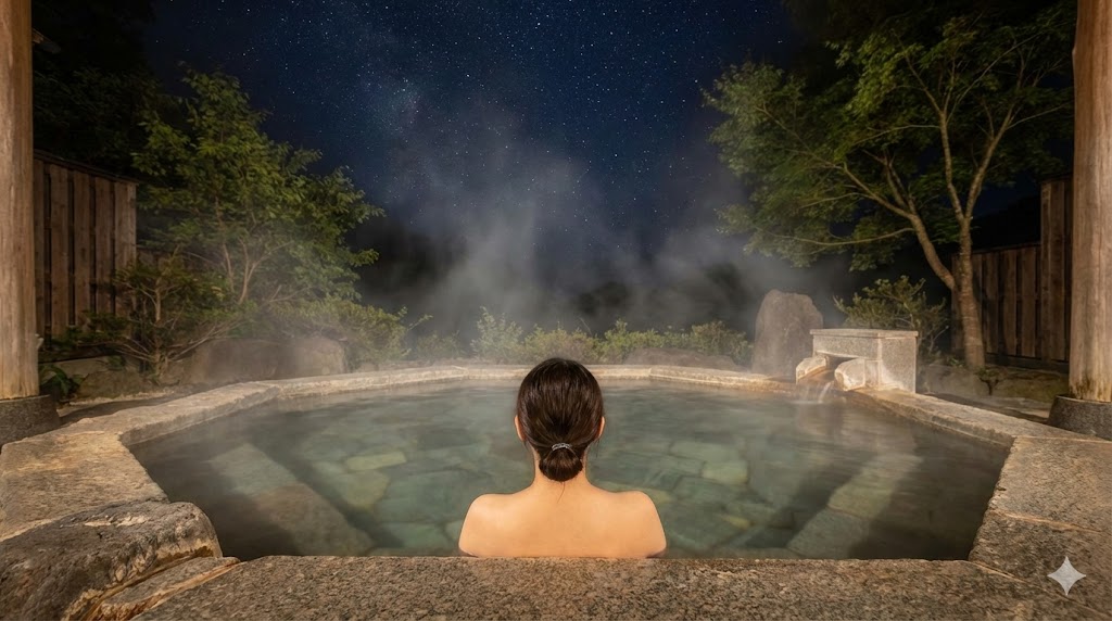 日本一の星空と「美肌の湯」が織りなす極上の癒やし